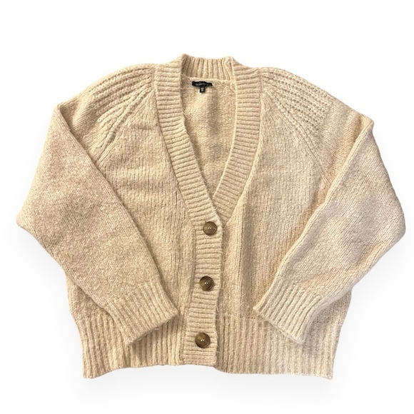 Dynamite Buttoned Cream Cardigan - Picture 1 of 5